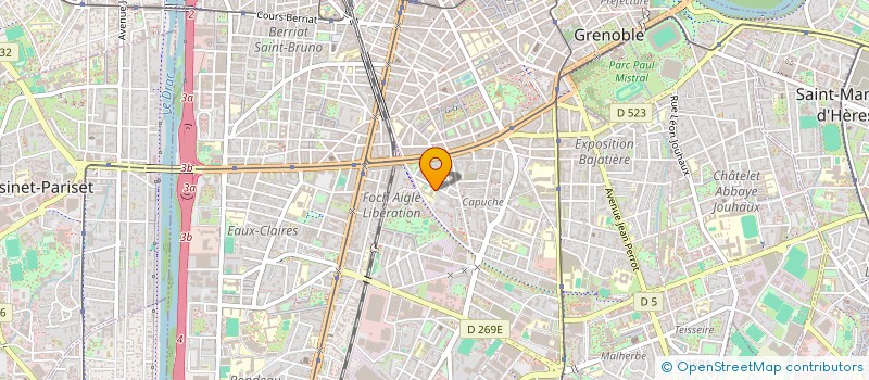 localisation de l'entreprise MONSIEUR VINCENT GELIN  VAULNAVEYS-LE-HAUT