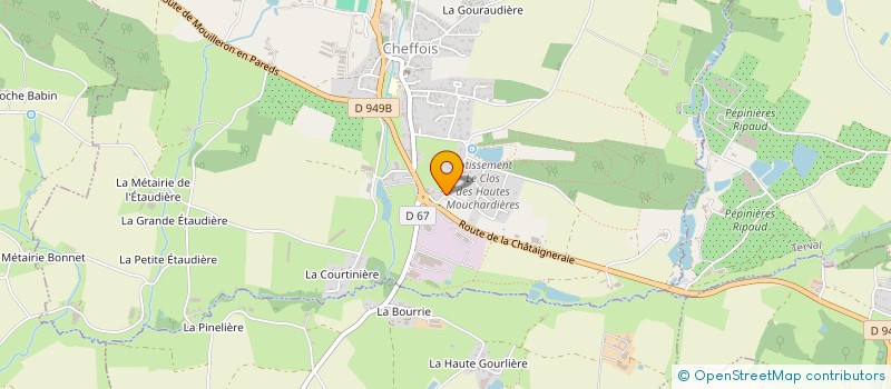 localisation de l'entreprise MONSIEUR VINCENT GELOT  CHEFFOIS