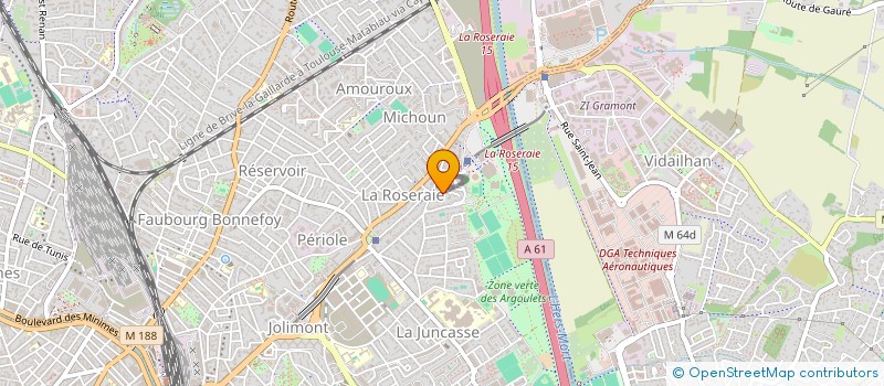localisation de l'entreprise MONSIEUR VINCENT GENDREAU à TOULOUSE