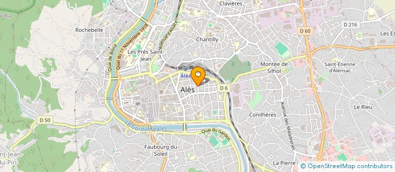 localisation de l'entreprise MONSIEUR VINCENT GEOFFROY à ALES