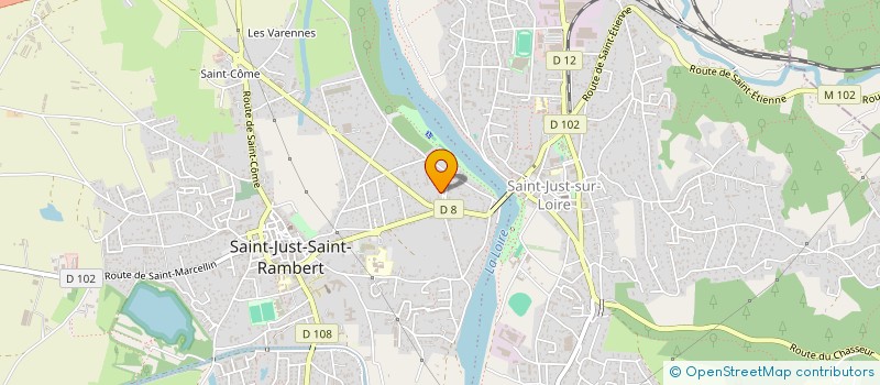 localisation de l'entreprise MONSIEUR VINCENT GEOFFROY  SAINT-JUST-SAINT-RAMBERT