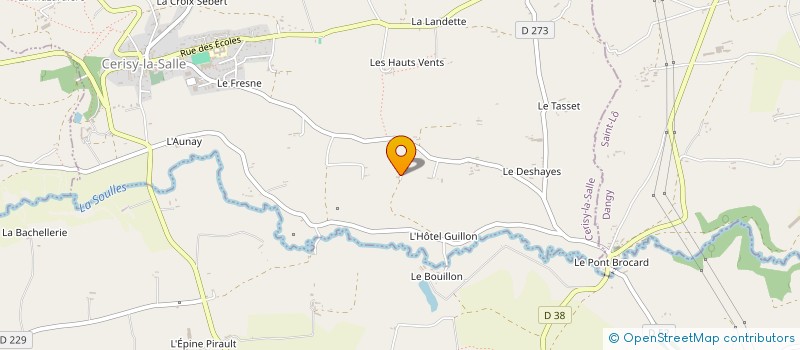 localisation de l'entreprise MONSIEUR VINCENT GERMAIN à CERISY-LA-SALLE