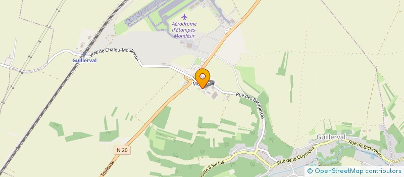 localisation de l'entreprise MONSIEUR VINCENT GERMAIN  GUILLERVAL