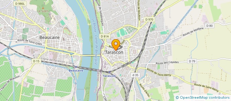 localisation de l'entreprise MONSIEUR VINCENT GERMAIN  TARASCON