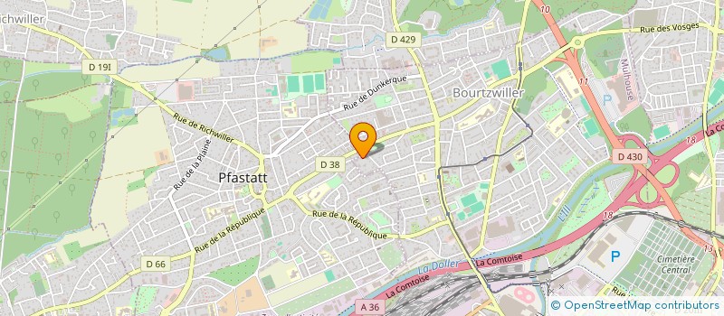 localisation de l'entreprise MONSIEUR VINCENT GERSTER  MULHOUSE