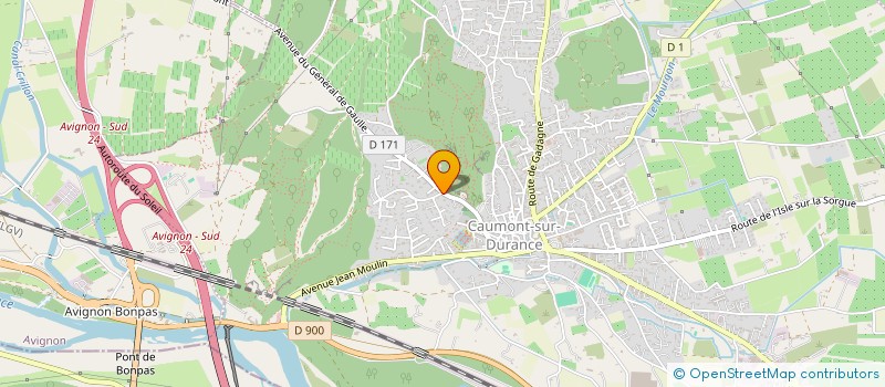localisation de l'entreprise MONSIEUR VINCENT GERVASONI à CAUMONT-SUR-DURANCE