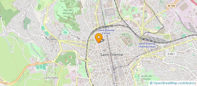 localisation de l'entreprise MONSIEUR VINCENT GHODBANE  SAINT-ETIENNE