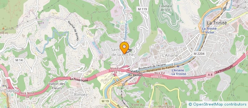 localisation de l'entreprise MONSIEUR VINCENT GIAUFFRET  SAINT-ANDRE-DE-LA-ROCHE