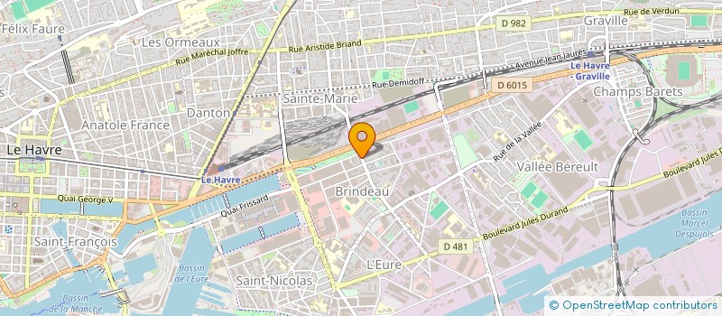 localisation de l'entreprise MONSIEUR VINCENT GIBEAUX  LE HAVRE