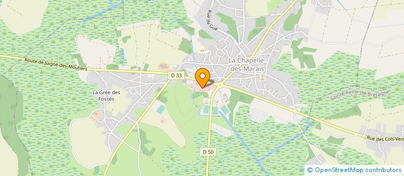 localisation de l'entreprise MONSIEUR VINCENT GICQUIAUD à LA CHAPELLE-DES-MARAIS