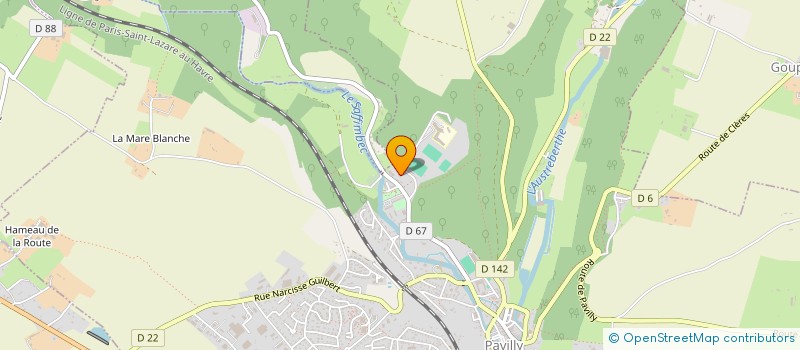 localisation de l'entreprise MONSIEUR VINCENT GIEZEK  PAVILLY