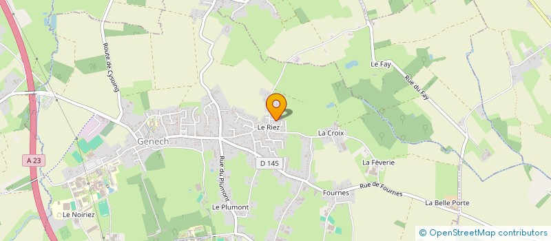 localisation de l'entreprise MONSIEUR VINCENT GIKIERE  GENECH