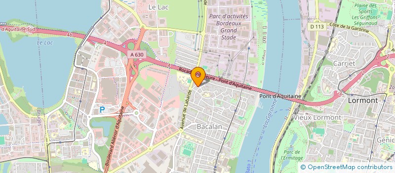 localisation de l'entreprise MONSIEUR VINCENT GILABERT  BORDEAUX