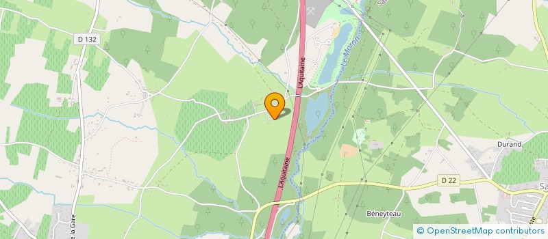 localisation de l'entreprise MONSIEUR VINCENT GILBERT  SAINT GIRONS D'AIGUEVIVES