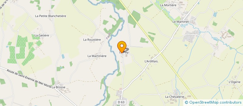 localisation de l'entreprise MONSIEUR VINCENT GILET  SAINT-ETIENNE-DE-MER-MORTE