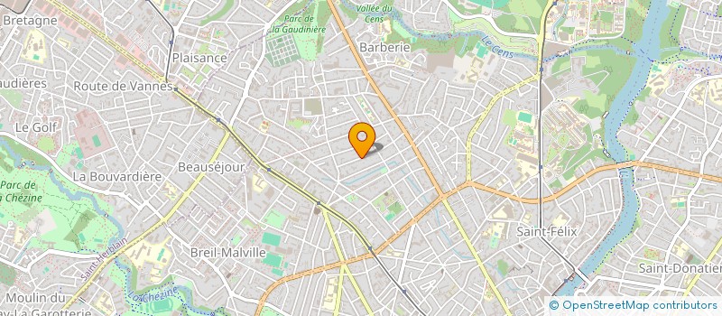 localisation de l'entreprise MONSIEUR VINCENT GILLET à NANTES