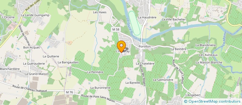 localisation de l'entreprise MONSIEUR VINCENT GILLET à VERTOU