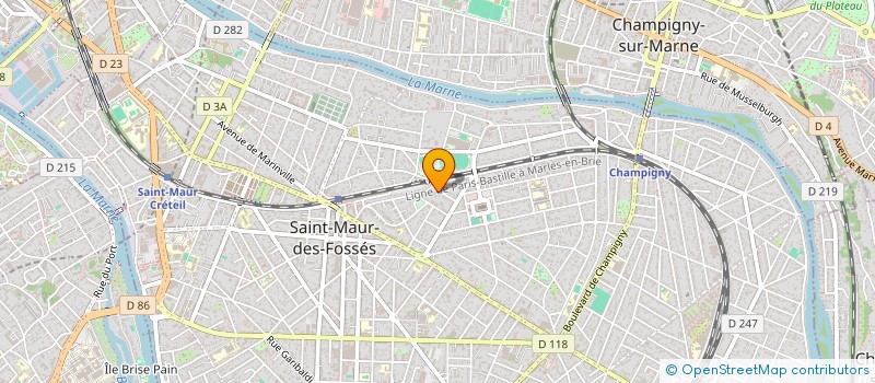 localisation de l'entreprise MONSIEUR VINCENT GIRARD à SAINT-MAUR-DES-FOSSES