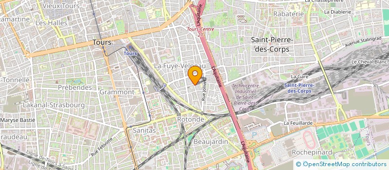 localisation de l'entreprise MONSIEUR VINCENT GIRARD  TOURS