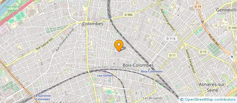 localisation de l'entreprise MONSIEUR VINCENT GIRAULT à COLOMBES