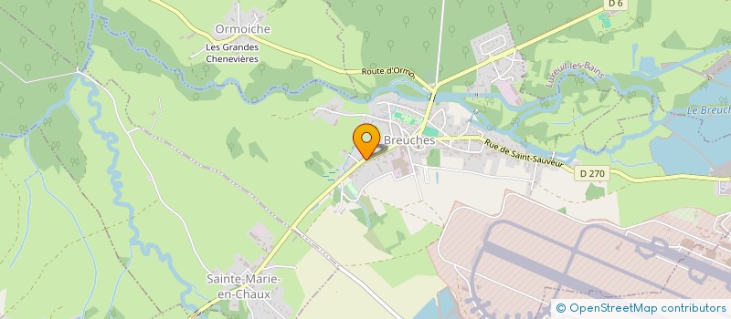 localisation de l'entreprise MONSIEUR VINCENT GIROD  BREUCHES