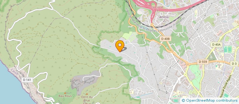 localisation de l'entreprise MONSIEUR VINCENT GIVONE  LA CIOTAT