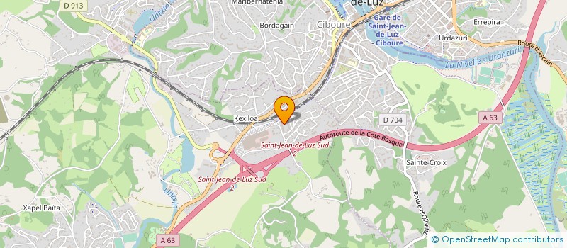 localisation de l'entreprise MONSIEUR VINCENT GLARIA à URRUGNE