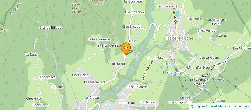 localisation de l'entreprise MONSIEUR VINCENT GLAUZY  HABERE-POCHE