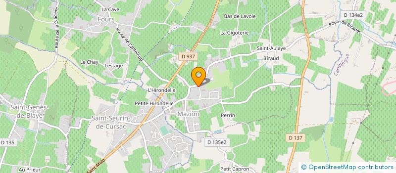 localisation de l'entreprise MONSIEUR VINCENT GLEYROUX  MAZION