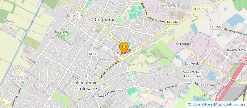 localisation de l'entreprise MONSIEUR VINCENT GLORIEUX à CUGNAUX