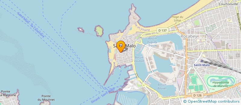 localisation de l'entreprise MONSIEUR VINCENT GLOT  SAINT-MALO