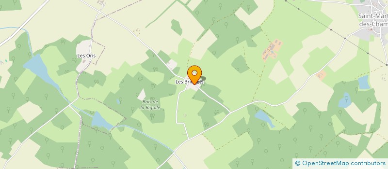 localisation de l'entreprise MONSIEUR VINCENT GLUTRON  ST MARTIN DES CHAMPS