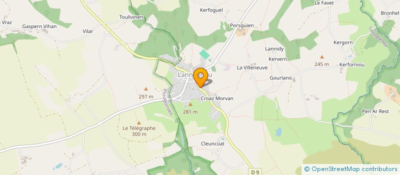 localisation de l'entreprise MONSIEUR VINCENT GOAOC  LANNEANOU