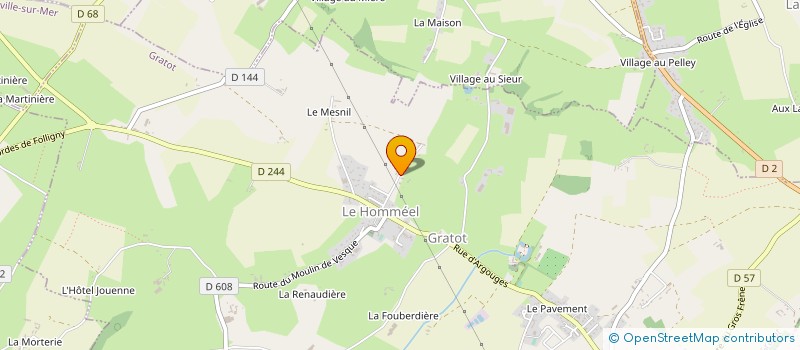 localisation de l'entreprise MONSIEUR VINCENT GODEFROY  GRATOT