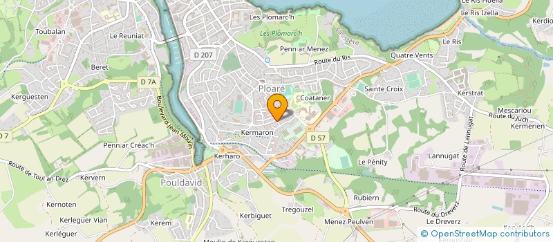 localisation de l'entreprise MONSIEUR VINCENT GOEFFIC à DOUARNENEZ