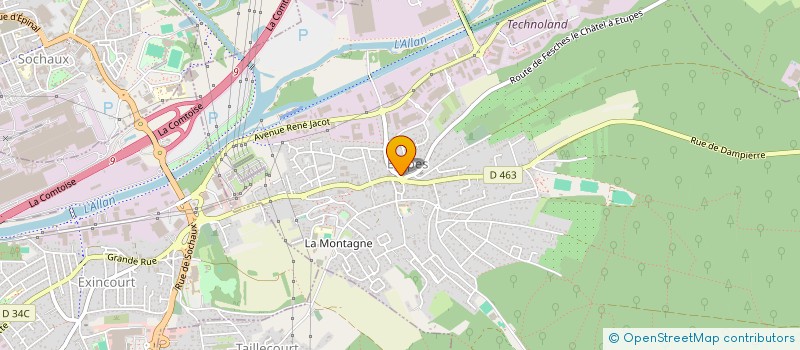 localisation de l'entreprise MONSIEUR VINCENT GOLDER  ETUPES