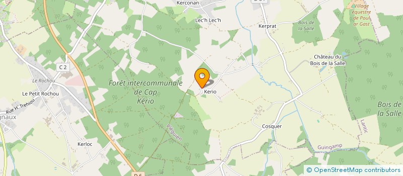 localisation de l'entreprise MONSIEUR VINCENT GOLVEN  LE FAOUET