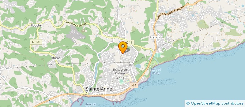 localisation de l'entreprise MONSIEUR VINCENT GOMES ALVES à SAINTE-ANNE