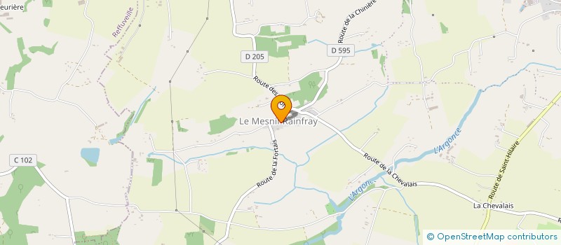 localisation de l'entreprise MONSIEUR VINCENT GONTIER  JUVIGNY LES VALLEES