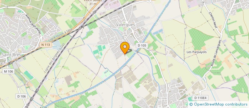 localisation de l'entreprise MONSIEUR VINCENT GOSSELIN  VALERGUES