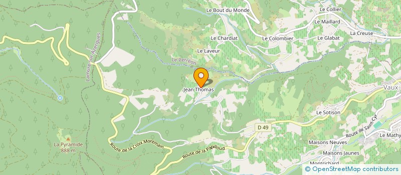 localisation de l'entreprise MONSIEUR VINCENT GOUDARD  VAUX-EN-BEAUJOLAIS