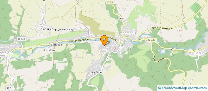 localisation de l'entreprise MONSIEUR VINCENT GOUTAY  CHASSAGNE