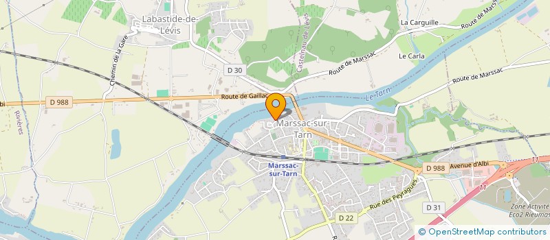 localisation de l'entreprise MONSIEUR VINCENT GOUTY  MARSSAC-SUR-TARN