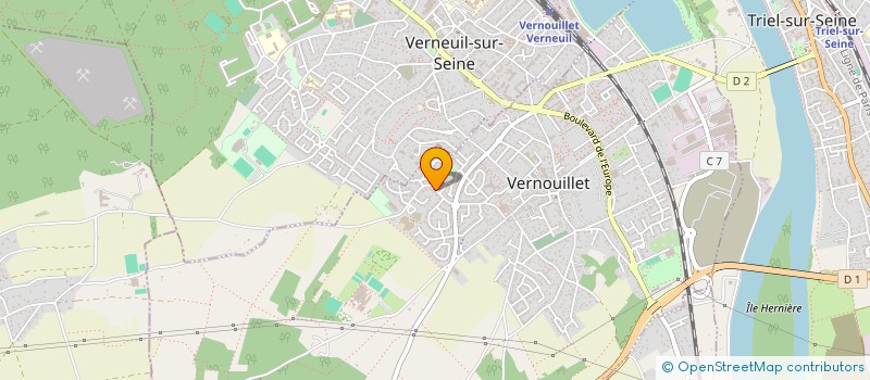 localisation de l'entreprise MONSIEUR VINCENT GRAILHON à VERNOUILLET