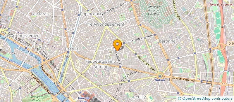 localisation de l'entreprise MONSIEUR VINCENT GRANDCOLLOT  PARIS