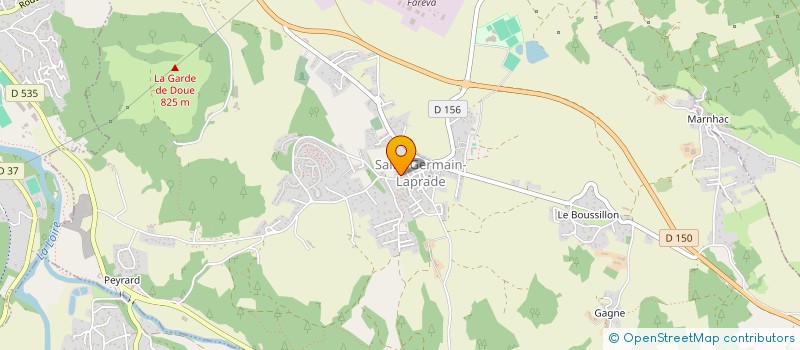 localisation de l'entreprise MONSIEUR VINCENT GRANDHAYE  SAINT-GERMAIN-LAPRADE