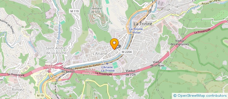 localisation de l'entreprise MONSIEUR VINCENT GRANET  NICE