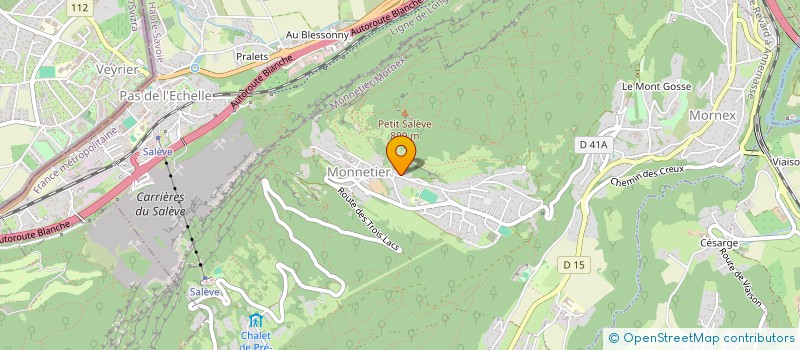 localisation de l'entreprise MONSIEUR VINCENT GRANIER  MONNETIER-MORNEX