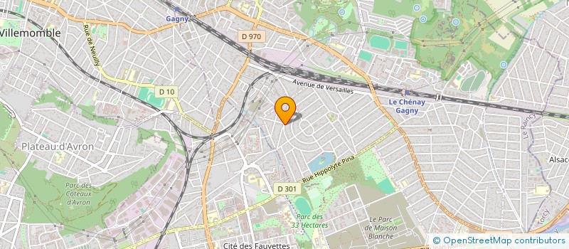 localisation de l'entreprise MONSIEUR VINCENT GREPPO  GAGNY