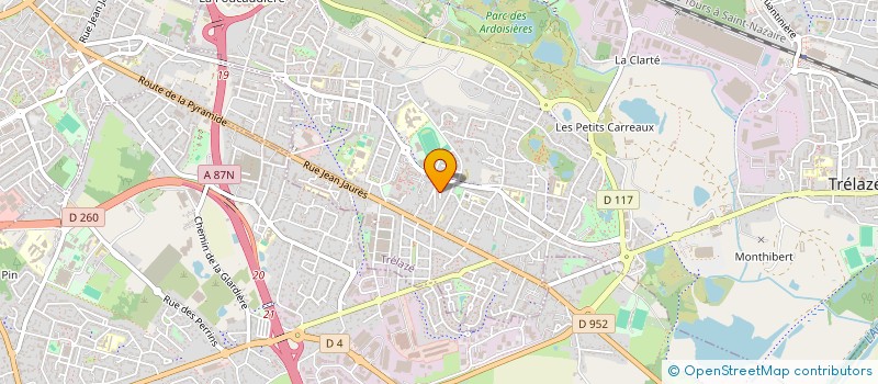 localisation de l'entreprise MONSIEUR VINCENT GRIMAULT à TRELAZE